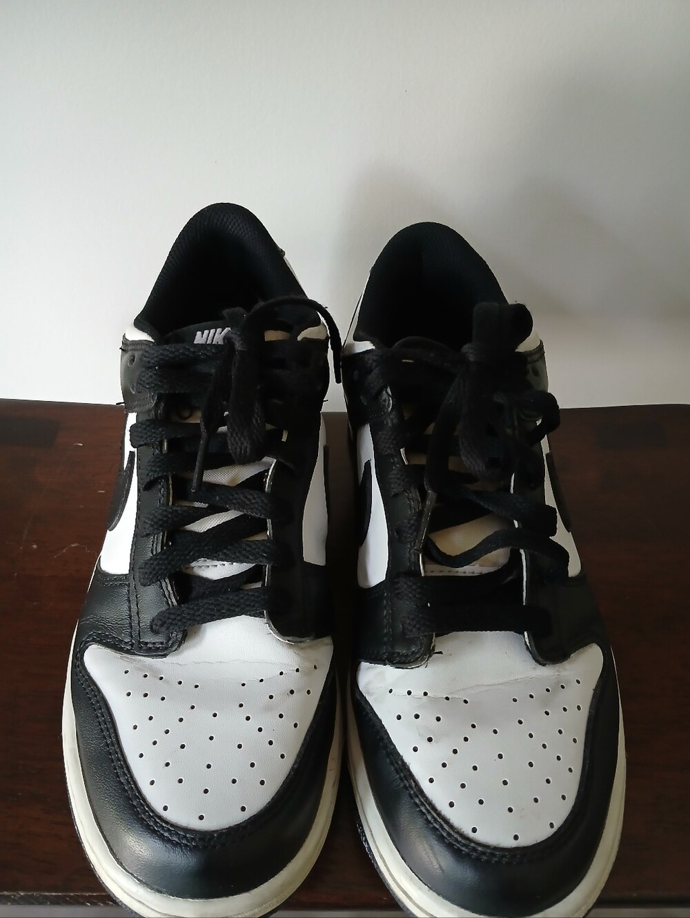 Nike Dunk Low Black White Panda CW1590-100 Youth Size 7Y